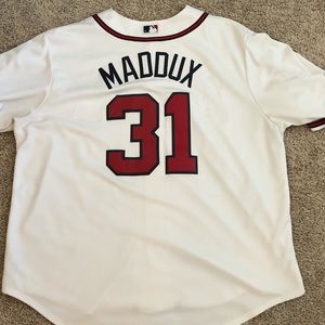 Atlanta Braves Greg Maddux #31 2XL White Jersey
